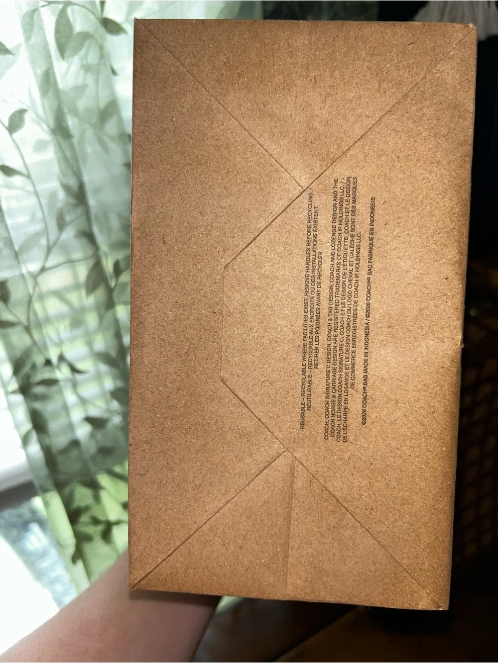 COACH Paper Shopper Bag